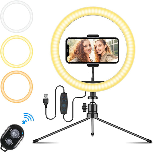Ring Light for Webcam, Solution for Creators Litra Glow on Camcorder