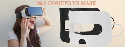 VR Mask 100Pcs for VR Headset L Eye Mask Cover(White)