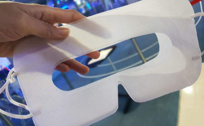 VR Mask 100Pcs for VR Headset L Eye Mask Cover(White)