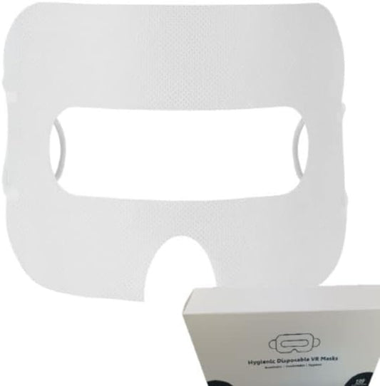 VR Mask 100Pcs for VR Headset L Eye Mask Cover(White)