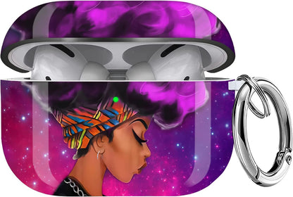 for Airpods Pro Case Cover with Keychain,Full Protective Shockproof Hard Case Cover for Apple for Airpods Pro Case [Front LED Visible]